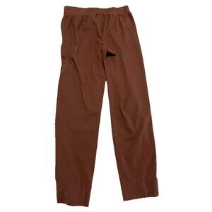 Rachel Zoe Pants SZ XS Pull Up Pockets Ankle Brown Travel Streetwear Stretchy